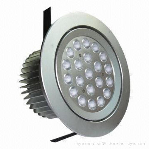LED Downlight with 45W Power Consumption and Highly Efficient PMMA Lens